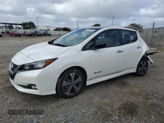 2018 Nissan LEAF SV z VIN 1N4AZ1CP5JC306268, wystawiony jako Copart lot #51487445 z przebiegiem 78 767 mil mil oraz Szkoda całkowita • Salvage title. Historia ofert i sprzedaży dostępna na DreamBid. Obrazek 1.