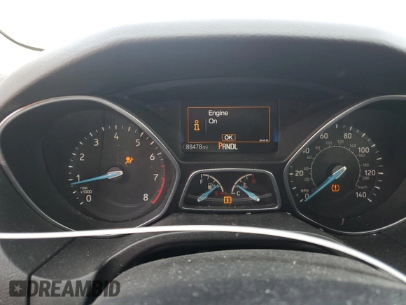 2017 Ford Focus SE with VIN 1FADP3F24HL288404, listed as a Copart auction lot 59314225 with 88,478 mi miles and Salvage title. Bid and sale history available at DreamBid. Image 9.