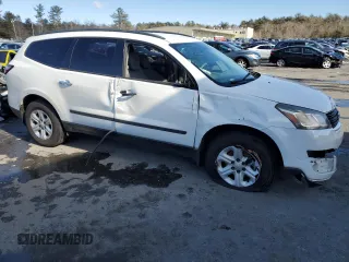 2017 Chevrolet Traverse LS with VIN 1GNKRFED4HJ101603, listed as a Copart auction lot 45803065 with 138,402 mi miles and Salvage title. Bid and sale history available at DreamBid. Image 4.