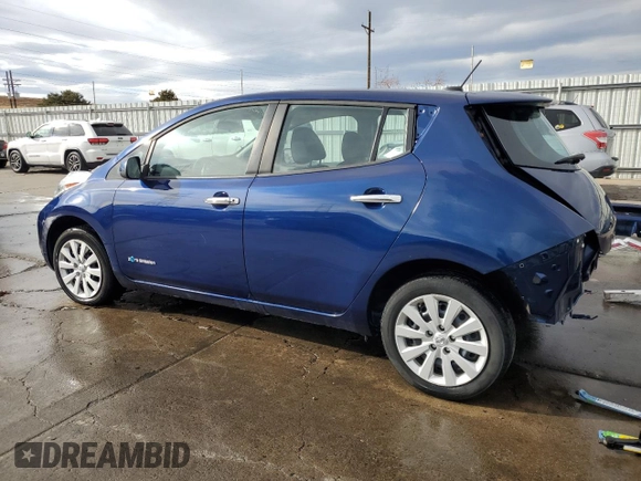 2016 Nissan LEAF SL with VIN 1N4BZ0CP8GC313075, listed as a Copart auction lot 86645824 with 38,002 mi miles and Salvage Title. Bid and sale history available at carsss.com. Image 2.