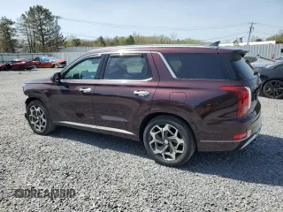 2022 Hyundai Palisade Calligraphy z VIN KM8R74HE0NU376803, wystawiony jako Copart lot #54317595 z przebiegiem 10 715 mil mil oraz Szkody całkowita. Historia ofert i sprzedaży dostępna na DreamBid. Obrazek 2.