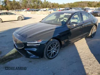 2025 Genesis G70 2.5T with VIN KMTG34SC3SU154185, listed as a Copart auction lot 86526414 with 611 mi miles and Clean Title. Bid and sale history available at carsss.com. Image 1.