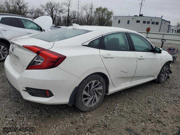 2018 Honda Civic Sedan EX with VIN 19XFC2F79JE032097, listed as a Copart auction lot 51179085 with 153,899 mi miles and Salvage Title. Bid and sale history available at carsss.com. Image 3.