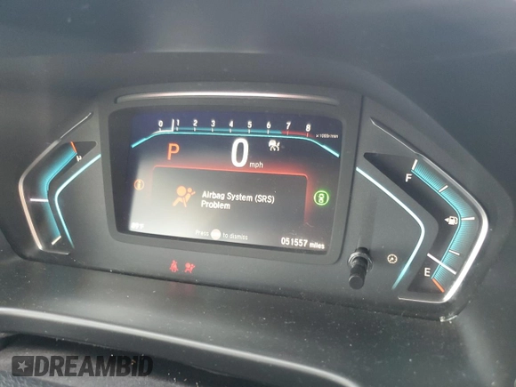2022 Honda Odyssey Elite with VIN 5FNRL6H91NB022604, listed as a Copart auction lot 60165615 with 51,557 mi miles and Salvage title. Bid and sale history available at DreamBid. Image 9.