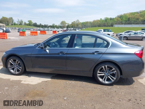 2017 BMW 3 Series 330i with VIN WBA8B9G37HNU55487, listed as a IAAI auction lot 41990068 with 50,418 mi miles. Bid and sale history available at carsss.com. Image 14.
