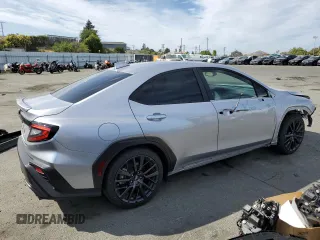 2022 Subaru WRX Premium with VIN JF1VBAF61N9026939, listed as a Copart auction lot 63619625 with 20,858 mi miles and Salvage title. Bid and sale history available at DreamBid. Image 3.