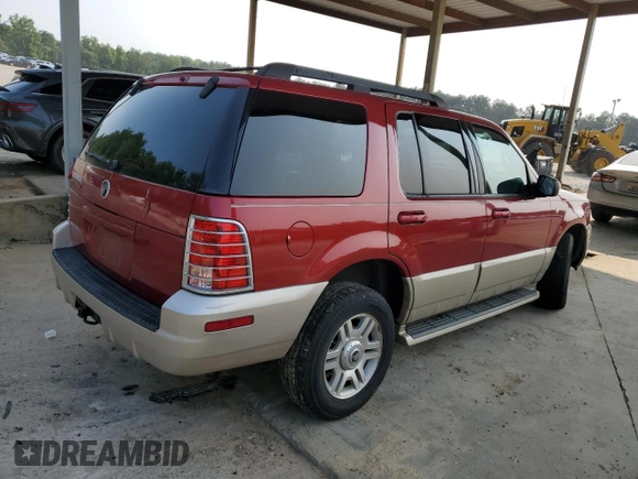 2005 Mercury Mountaineer Convenience with VIN 4M2ZU66K35ZJ10707, listed as a Copart auction lot 59008415 with 197,601 mi miles and Salvage title. Bid and sale history available at DreamBid. Image 3.