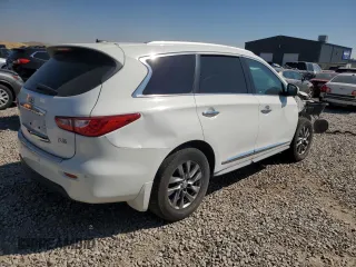 2013 Infiniti JX35 with VIN 5N1AL0MM4DC350935, listed as a Copart auction lot 69347744 with 87,241 mi miles and Salvage Title. Bid and sale history available at carsss.com. Image 3.