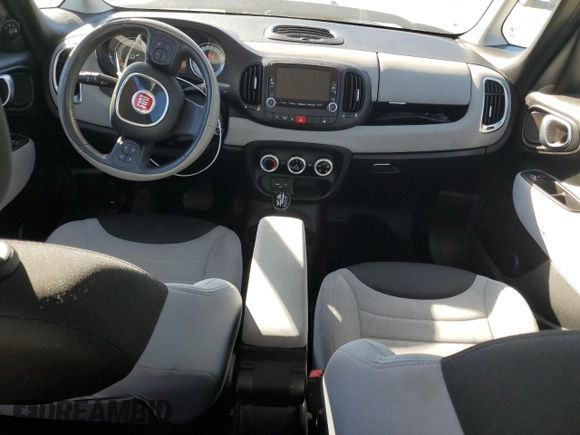 2014 FIAT 500L Easy with VIN ZFBCFABH0EZ015043, listed as a Copart auction lot 74581874 with 80,639 mi miles and Salvage Title. Bid and sale history available at carsss.com. Image 8.