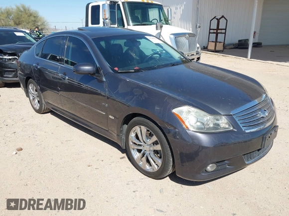 2010 Infiniti M with VIN JN1CY0AP0AM911640, listed as a IAAI auction lot 41549869 with 153,445 mi miles. Bid and sale history available at carsss.com. Image 1.