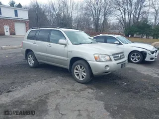 2007 Toyota Highlander Hybrid with VIN JTEHW21A670044367, listed as a IAAI auction lot 41853127 with 163,992 mi miles. Bid and sale history available at carsss.com. Image 1.