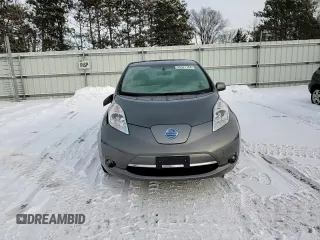 2017 Nissan LEAF S with VIN 1N4BZ0CP6HC308698, listed as a Copart auction lot 85581184 with 30,577 mi miles and Salvage Title. Bid and sale history available at carsss.com. Image 10.