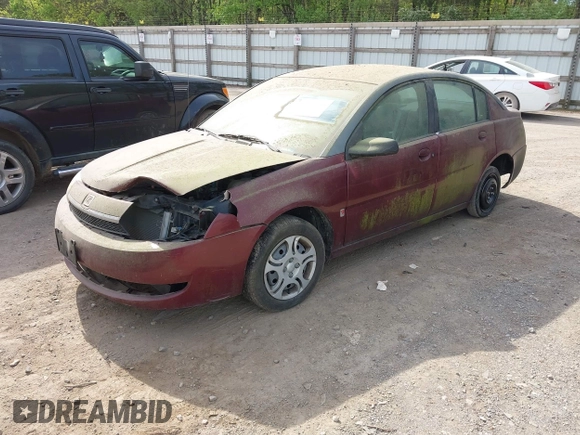 2003 Saturn ION with VIN 1G8AJ52FX3Z130085, listed as a IAAI auction lot 42036315 with 43,991 mi miles. Bid and sale history available at carsss.com. Image 2.