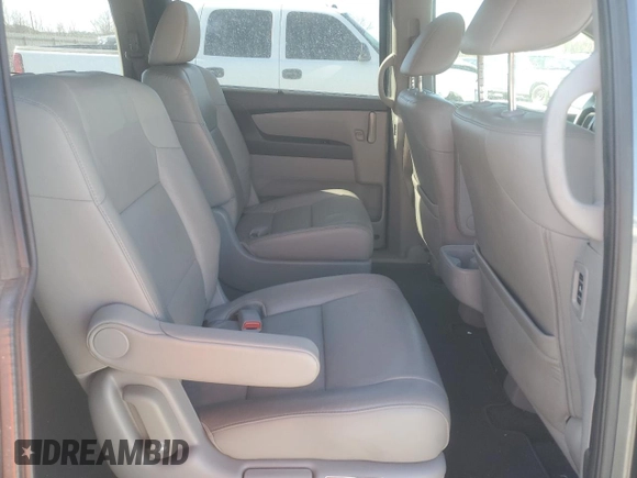 2013 Honda Odyssey EX-L with VIN 5FNRL5H6XDB015049, listed as a Copart auction lot 48691415 with 150,480 mi miles and Salvage Title. Bid and sale history available at DreamBid. Image 11.