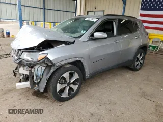 2017 Jeep Compass Latitude with VIN 3C4NJCBB4HT617256, listed as a Copart auction lot 49102595 with 98,261 mi miles and Clean title. Bid and sale history available at DreamBid. Image 1.