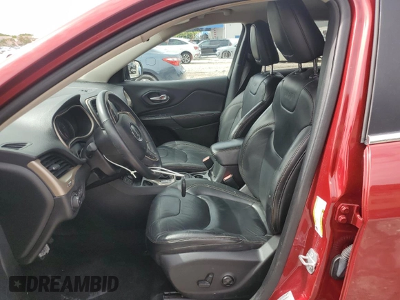 2016 Jeep Cherokee Limited with VIN 1C4PJLDB3GW135716, listed as a Copart auction lot 59718615 with 87,231 mi miles and Salvage title. Bid and sale history available at DreamBid. Image 7.