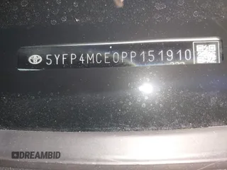2023 Toyota Corolla SE with VIN 5YFP4MCE0PP151910, listed as a IAAI auction lot 41732551 with 27,525 mi miles and . Bid and sale history available at DreamBid. Image 17.
