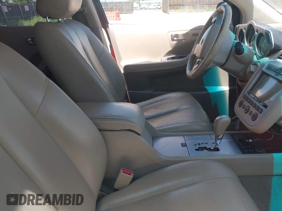 2006 Nissan Murano S with VIN JN8AZ08W66W506669, listed as a IAAI auction lot 42467625 with 183,483 mi miles and . Bid and sale history available at DreamBid. Image 5.