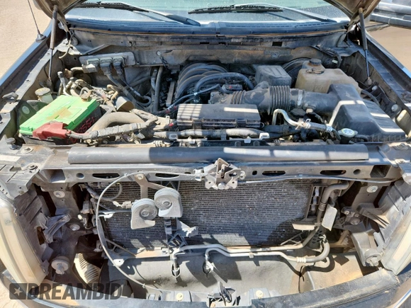 2010 Ford F-150 XL with VIN 1FTEW1C86AFC56413, listed as a Copart auction lot 61371355 with 251,151 mi miles and Salvage title. Bid and sale history available at DreamBid. Image 11.