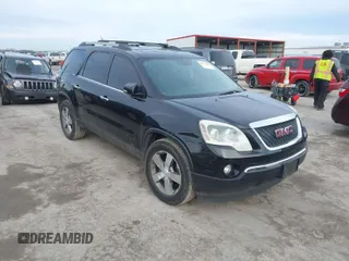 2012 GMC Acadia SLT1 with VIN 1GKKVRED4CJ193024, listed as a IAAI auction lot 41643244 with 185,726 mi miles. Bid and sale history available at carsss.com. Image 1.