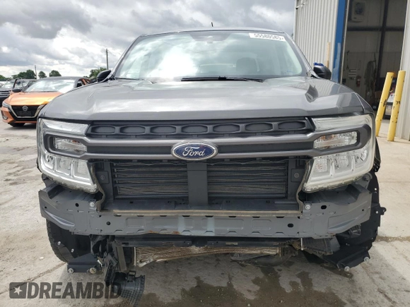 2023 Ford Maverick XL with VIN 3FTTW8E93PRA57918, listed as a Copart auction lot 55580585 with 2,013 mi miles and Salvage Title. Bid and sale history available at DreamBid. Image 5.