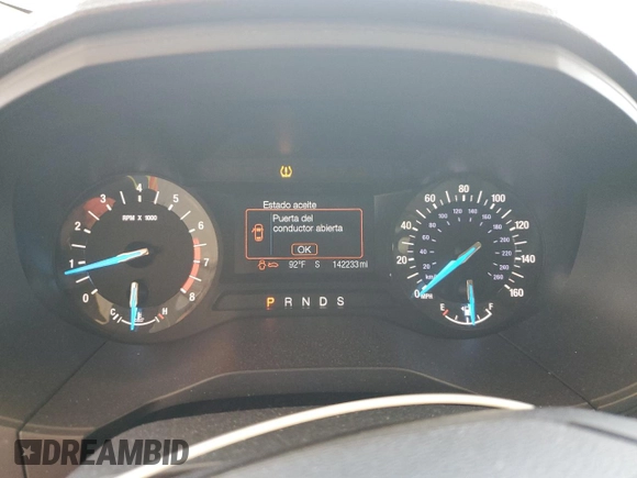 2015 Ford Edge SE with VIN 2FMTK3G9XFBB70947, listed as a Copart auction lot 58873715 with 142,233 mi miles and Salvage title. Bid and sale history available at DreamBid. Image 9.