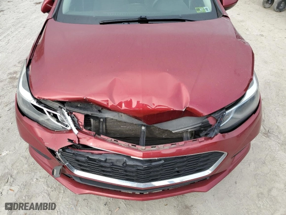 2017 Chevrolet Cruze LT with VIN 1G1BH5SE8H7249620, listed as a Copart auction lot 86529704 with 154,766 mi miles and Non Repairable. Bid and sale history available at carsss.com. Image 11.