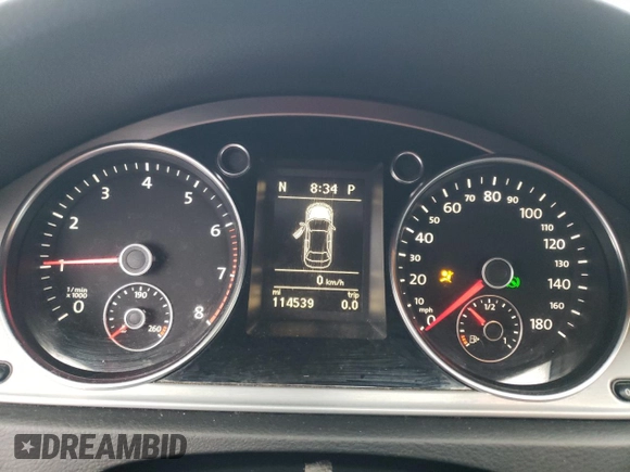 2013 Volkswagen CC Lux z VIN WVWRN7ANXDE522459, wystawiony jako Copart lot #82411654 z przebiegiem 114 539 mil mil oraz Szkoda całkowita • Salvage title. Historia ofert i sprzedaży dostępna na DreamBid. Obrazek 9.