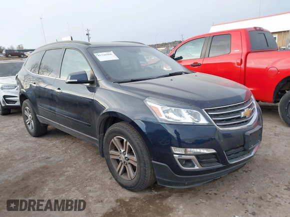 2017 Chevrolet Traverse LT with VIN 1GNKVGKD3HJ213444, listed as a IAAI auction lot 41346906 with 99,409 mi miles and . Bid and sale history available at DreamBid. Image 1.