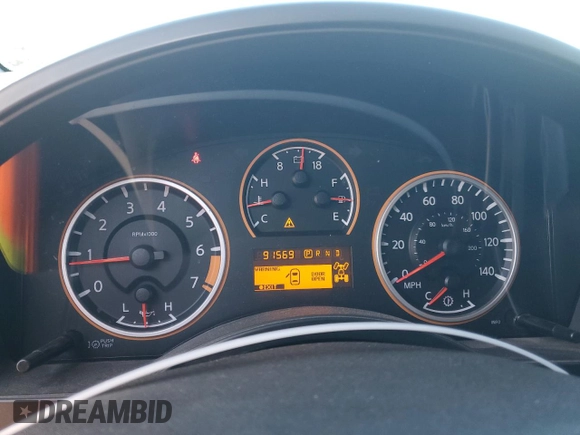 2015 Nissan Titan SL with VIN 1N6AA0EC6FN512486, listed as a Copart auction lot 88996665 with 91,569 mi miles and Salvage Title. Bid and sale history available at carsss.com. Image 9.