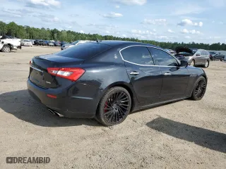 2015 Maserati Ghibli S Q4 with VIN ZAM57RTA1F1143547, listed as a Copart auction lot 63608573 with 84,917 mi miles. Bid and sale history available at carsss.com. Image 3.