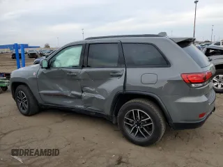 2021 Jeep Grand Cherokee Trailhawk with VIN 1C4RJFLG1MC867623, listed as a Copart auction lot 77439274 with 18,835 mi miles and Clean Title. Bid and sale history available at carsss.com. Image 2.
