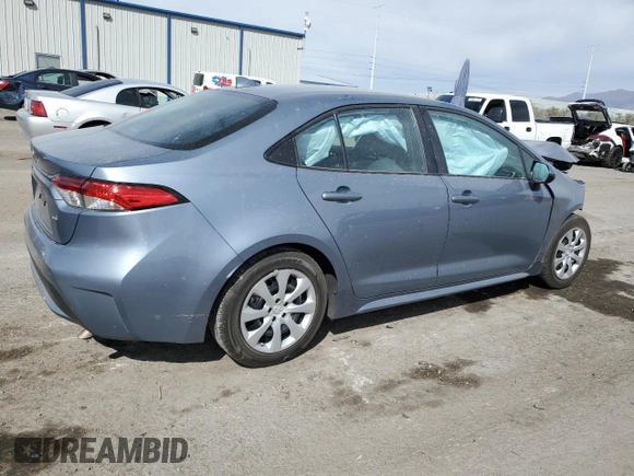 2021 Toyota Corolla LE with VIN 5YFEPMAEXMP212600, listed as a Copart auction lot 50025145 with 66,365 mi miles and Salvage Title. Bid and sale history available at carsss.com. Image 3.