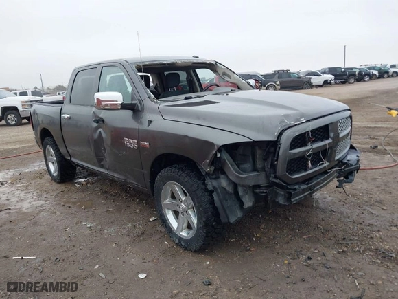 2014 Ram 1500 Express with VIN 3C6RR6KT6EG254720, listed as a IAAI auction lot 41408048 with 117,682 mi miles. Bid and sale history available at carsss.com. Image 1.