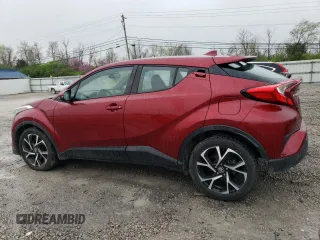 2018 Toyota C-HR XLE z VIN NMTKHMBX9JR048418, wystawiony jako Copart lot #49369744 z przebiegiem 116 661 mil mil oraz Szkoda całkowita • Salvage title. Historia ofert i sprzedaży dostępna na DreamBid. Obrazek 2.