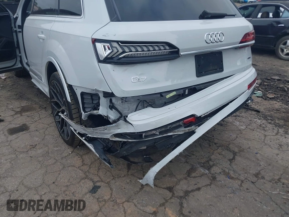 2023 Audi Q7 Premium Plus with VIN WA1LCBF70PD001716, listed as a IAAI auction lot 40373883 with 35,480 mi miles and . Bid and sale history available at DreamBid. Image 6.