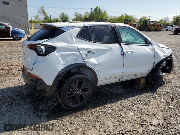 2025 Buick Encore GX Sport Touring with VIN KL4AMESL7SB056046, listed as a Copart auction lot 54983405 with Not provided miles and Salvage title. Bid and sale history available at DreamBid. Image 3.