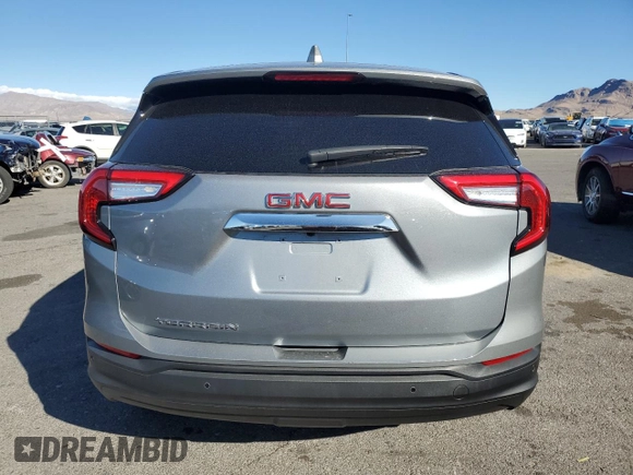 2024 GMC Terrain SLE with VIN 3GKALMEG2RL122288, listed as a Copart auction lot 49314065 with 17,338 mi miles and Salvage Title. Bid and sale history available at carsss.com. Image 6.