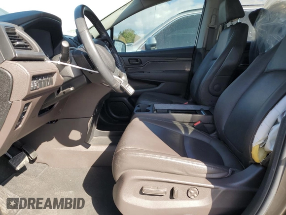 2019 Honda Odyssey EX-L with VIN 5FNRL6H74KB099395, listed as a Copart auction lot 42219415 with 113,177 mi miles and Non Repairable. Bid and sale history available at DreamBid. Image 7.