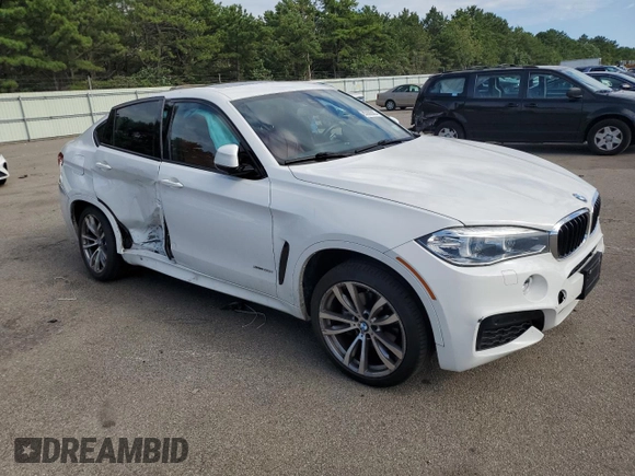 2016 BMW X6 xDrive35i with VIN 5UXKU2C50G0N79015, listed as a Copart auction lot 63098503 with 0 mi miles. Bid and sale history available at carsss.com. Image 4.