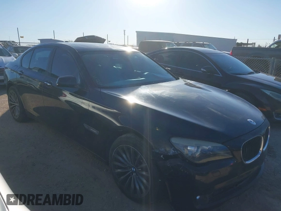 2009 BMW 7 Series 750i with VIN WBAKA83579CY33184, listed as a IAAI auction lot 40959686 with 169,251 mi miles and . Bid and sale history available at DreamBid. Image 1.