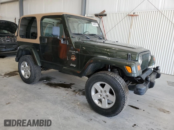 1998 Jeep Wrangler Sahara z VIN 1J4FY49S4WP728476, wystawiony jako Copart lot #53490515 z przebiegiem 272 058 mil mil oraz Czysty tytuł • Clean title. Historia ofert i sprzedaży dostępna na DreamBid. Obrazek 4.