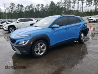 2022 Hyundai Kona SEL with VIN KM8K62AB2NU912837, listed as a Copart auction lot 50878275 with 87,325 mi miles and Salvage Title. Bid and sale history available at DreamBid. Image 1.