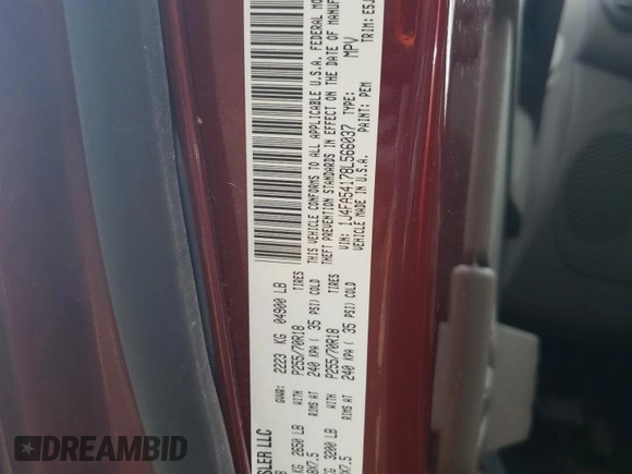 2008 Jeep Wrangler Sahara with VIN 1J4FA54178L566037, listed as a Copart auction lot 61439685 with 115,812 mi miles and Salvage title. Bid and sale history available at DreamBid. Image 12.
