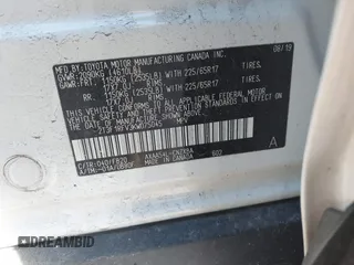 2019 Toyota RAV4 LE with VIN 2T3F1RFV3KW075045, listed as a IAAI auction lot 41745179 with 81,014 mi miles. Bid and sale history available at carsss.com. Image 9.