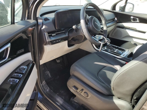 2024 Kia Carnival SX with VIN KNDNE5H37R6433828, listed as a Copart auction lot 78154664 with 0 mi miles and Salvage Title. Bid and sale history available at carsss.com. Image 8.