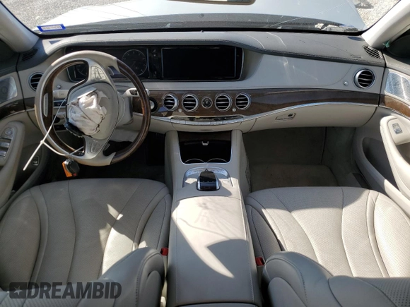 2015 Mercedes-Benz S-Class S 550 with VIN WDDUG8CB2FA097204, listed as a Copart auction lot 79836164 with 53,185 mi miles and Salvage Title. Bid and sale history available at carsss.com. Image 8.