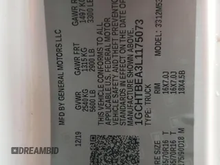2020 Chevrolet Colorado 4WD Work Truck z VIN 1GCHTBEA3L1175073, wystawiony jako Copart lot #58934645 z przebiegiem 255 844 mil mil oraz Czysty tytuł • Clean title. Historia ofert i sprzedaży dostępna na DreamBid. Obrazek 12.