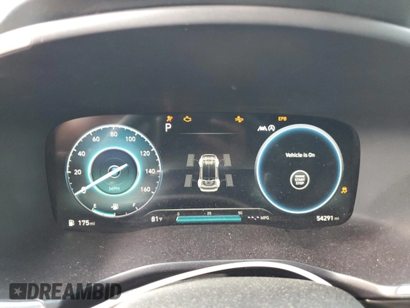 2021 Hyundai Santa Fe Calligraphy with VIN 5NMS5DAL1MH316247, listed as a Copart auction lot 63686564 with 54,291 mi miles and Clean title. Bid and sale history available at DreamBid. Image 9.