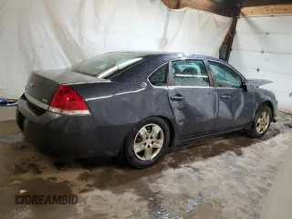 2008 Chevrolet Impala LS with VIN 2G1WB58KX81229172, listed as a Copart auction lot 58075235 with 182,165 mi miles and Salvage title. Bid and sale history available at DreamBid. Image 3.